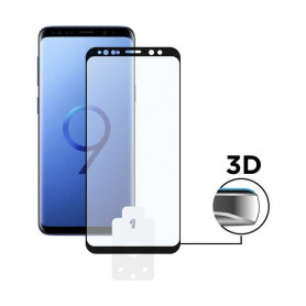 Bildschirmschutz aus Hartglas fürs Handy Galaxy S9 3D Schwarz BigBuy Tech - 1