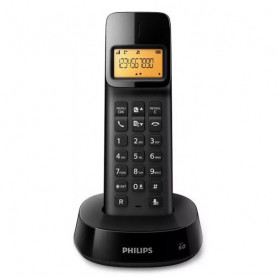 Kabelloses Telefon Philips D1601B/01 1,6" 300 mAh GAP Schwarz Philips - 1